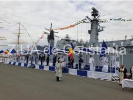 Ziua Marinei Române IPS Teodosie - „Între aceste flori alese, strălucesc astăzi marinarii români care au o misiune foarte grea și riscantă”