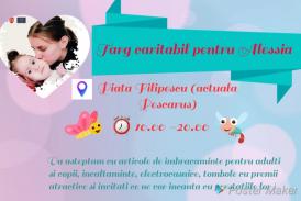 Gestul care face diferența Târg caritabil în cartierul Faleză Nord din Constanța, pentru o micuță de doar 1,4 ani