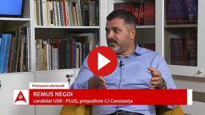 #alegerilocale2020 Doctorul în economie Remus Negoi, candidatul  USR PLUS la Președinția CJ, își propune creșterea standardului de viață al locuitorilor județului Constanța (video+documente)    
