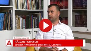 #alegerilocale2020 Proiecte majore și atragerea de fonduri europene. Răzvan Filipescu, candidatul Pro România vrea să facă din Constanța, un județ puternic  (documente + video)       