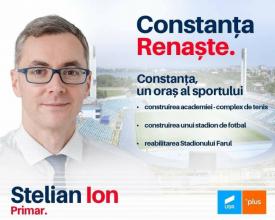 #alegerilocale2020 Constanța, orașul sportului. Candidatul USR PLUS, Stelian Ion vrea să construiască o academie de tenis cu activitate permanentă și un nou stadion de fotbal 