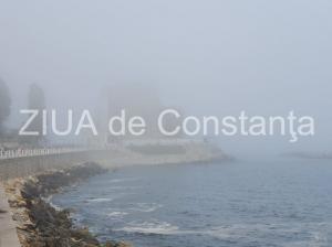Cod galben de ceață în Constanța