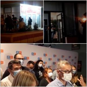 Atmosfera la PSD, PNL și USR PLUS Constanța, înainte de anunțarea exit poll ului (video)     