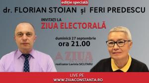 #alegerilocale2020 Ediție specială ZIUA Electorală. Jurnalistul Feri Predescu și dr. Florian Stoian comentează estimările și rezultatele provizorii ale scrutinului de la Constanța 