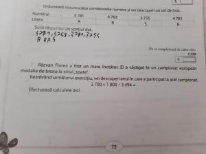 ”Nota 10 este numai a ta, campionule!”  Medaliatul olimpic Răzvan Florea, subiectul unui exercițiu de matematică