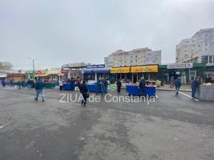 Piața Tomis III Constanța, cum arată prima zi cu noile restricții