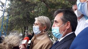 Raluca Turcan și Marcel Boloș, declarații de presă la Spitalul Județean Constanța   