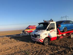 Accident rutier la intrare în Oituz, județul Constanța