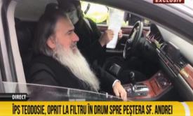 ÎPS Teodosie oprit de poliție în drum spre Ion Corvin    