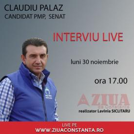 #alegeriparlamentare  Claudiu Palaz, candidat PMP la Senat, vine la ZIUA Electorală 