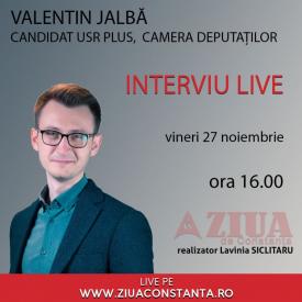 #alegeriparlamentare2020 Valentin Jalbă, candidat USR PLUS pentru Camera Deputaților, vine la ZIUA Electorală