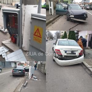 Accident rutier, la intersecția străzilor Portiției cu Frunzelor 