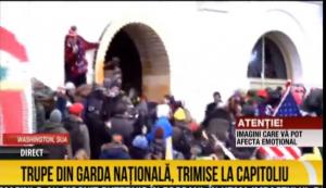 Stare de asediu la Washington. S-au tras focuri de armă. Mesajul lui Biden 