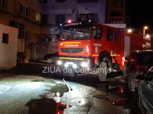 Incendiu, la un apartament, în municipiul Constanța  