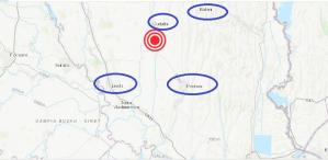 Cutremur, de suprafață, în județul Galați. Distanța de la Constanța la epicentru  