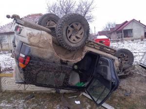 Accident județul Vaslui. Cum rar vezi pe șoselele din România (galerie foto+video)