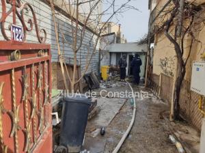 Incendiu la o casă de pe bulevardul Mamaia, din Constanța    