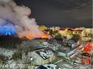 Primarul orașului Techirghiol, despre explozia, urmată de incendiu, unde au ars șapte căsuțe 
