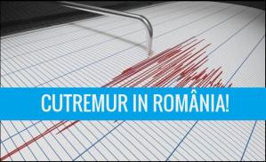 Cutremur, în România, la câteva minute după miezul nopții  