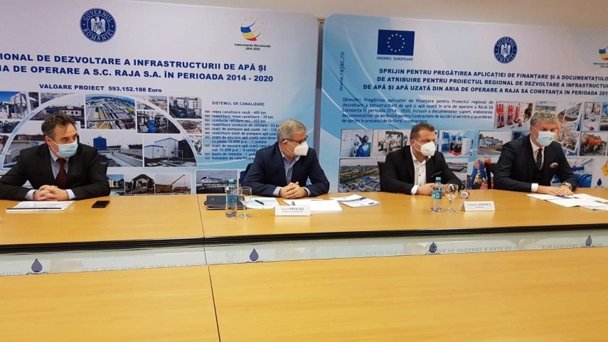 raja a semnat contractul pentru modernizarea infrastructurii de apa si canalizare din navodari si mamaia