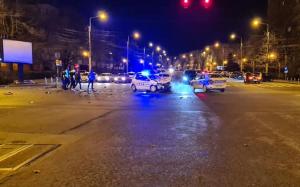UPDATE Constanța. Accident între o mașină a poliției și un autoturism (galerie foto)       