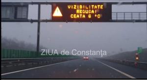 Cod Galben în județele Constanța, Tulcea, și cele limitrofe. Pericol pe șosele   