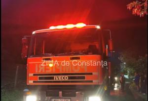 Alertă la pompieri. Incendiu la Techirghiol