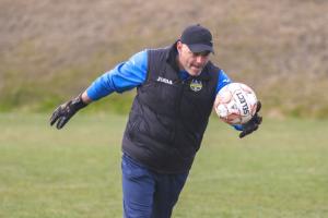 Antrenorul Gică Mina, la 48 de ani. În sezonul 2000/2001, a fost desemnat cel mai bun portar din judeţul Constanţa