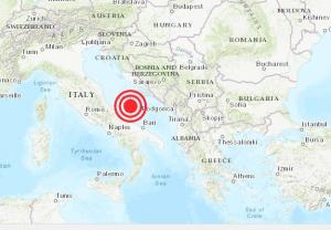 Lanț de cutremure în Marea Adriatică. Toate de suprafață