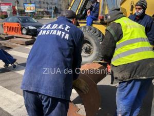 Constanța Au fost finalizate lucrările de eliminare a avariei din zona Peninsulă