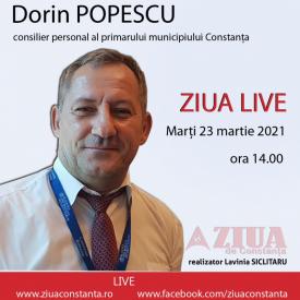 ZIUA LIVE. Consilierul primarului, Dorin Popescu prezintă strategia culturală a municipiului Constanța!    