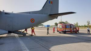 MApN Misiune de transport umanitar a patru pacienți infectați cu virusul SARS-CoV-2, aflați în stare gravă
