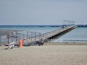Galerie foto și Video Pasarela din Mamaia va fi scurtată la nici 10 ani de la inaugurare. Lucrările au început deja 