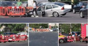 Constanța Accident rutier la intersecția bulevardului Tomis cu strada Soveja. Două mașini au ajuns într-o groapă la care se efectuează lucrări (video)             