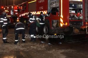 Incendiu la Mangalia. Pentru ce au fost solicitați pompierii în toiul nopții 