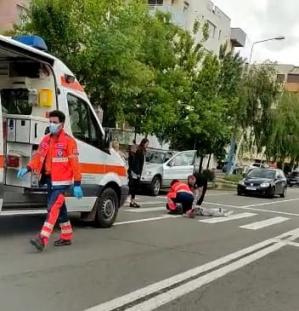 Accident rutier în Mamaia. Un pieton, lovit pe trecere