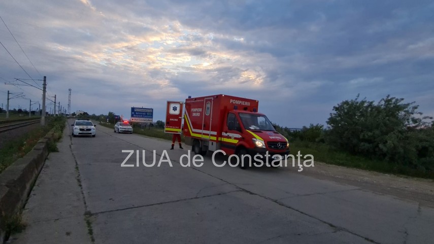 accident rutier pe podul nou de la agigea de pe a 4 masina cazuta intr o rapa a luat foc cinci victime