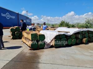 LIVE Se deschid încă patru containere cu bușteni, în Portul Constanța Sud Agigea        