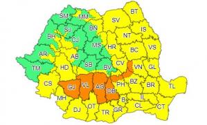 Cod Galben în Dobrogea, Moldova, și o parte a Munteniei. Prognoza meteo făcută de specialiști   