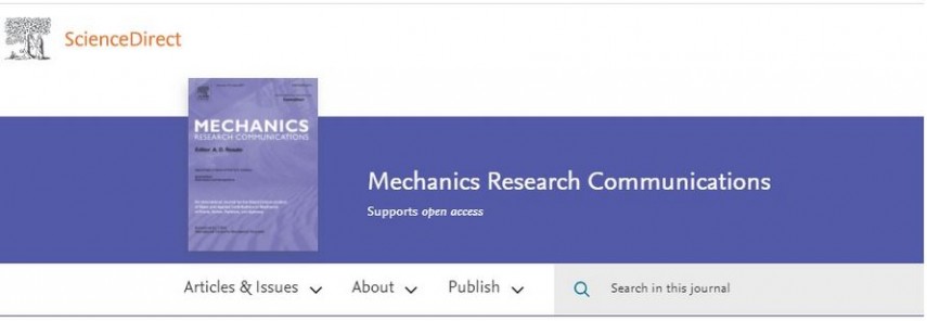 mechanics research communications