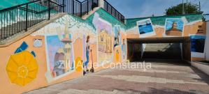 Schimbare la față pentru pasajul pietonal din zona Gării CFR Constanța. Cum arată după reabilitare (galerie foto-video)  