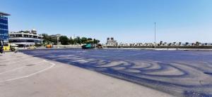 Constanța Lucrări de asfaltare, în parcarea de la Poarta 1