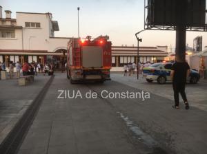 Pompierii intervin în Mamaia, zona Cazino (galerie foto)