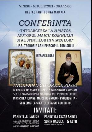 Iată programul și locația Arhiepiscopia Tomisului invită tinerii la evenimentul „Maica Domnului și Sfântul Paisie, povățuitori duhovnicești ai tinerilor” 