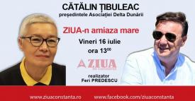 ZIUA-n amiaza mare Invitatul este președintele Asociației Delta Dunării, Cătălin Țibuleac  