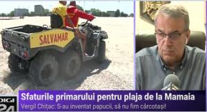 „S-au inventat papuci, s-au inventat șlapi” Soluțiile primarului Vergil Chițac pentru turiștii deranjați de plajele lărgite de pe litoralul românesc