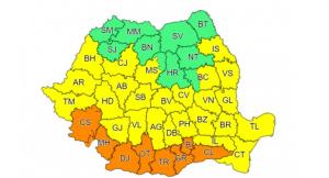 Vreme schimbătoare Coduri galbene și portocalii de caniculă dar și de vijelii și grindină. Ce spune ANM