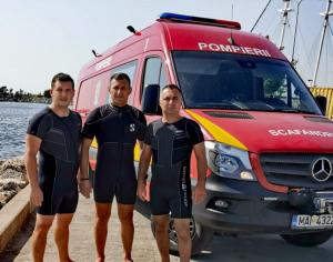 Mangalia Mereu lângă cei aflați la nevoie. Trei scafandri au acordat primul ajutor victimelor unui accident rutier
