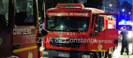 Constanța. Incendiu la parterul unui bloc