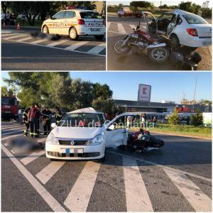 Accident grav la intrare în Mangalia. Un șofer a murit (galerie foto) 